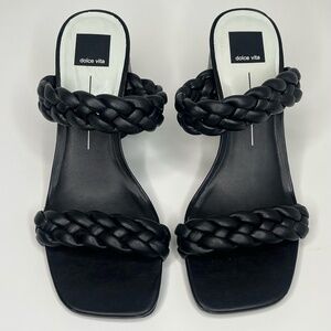 Dolce Vita Chunky Black Womens Sandels Size 10